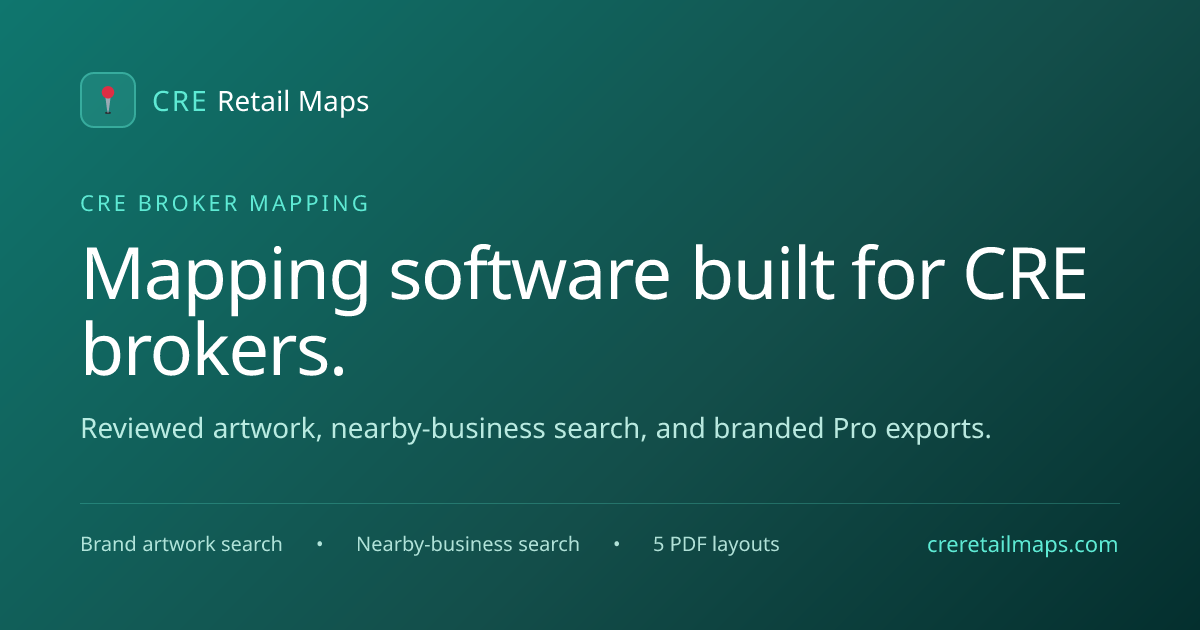 CRE Broker Mapping Software | Built for Commercial Real Estate Brokers ...