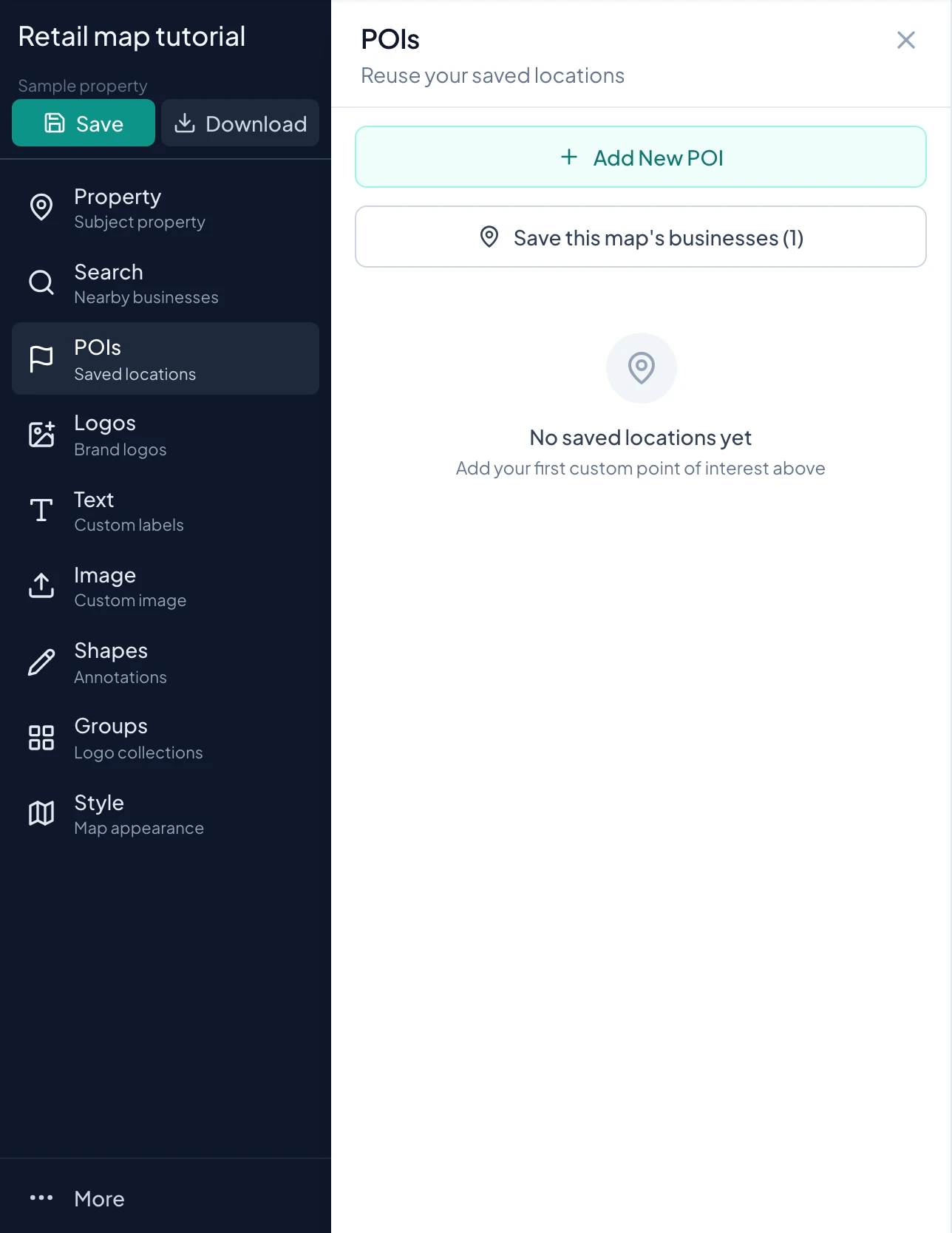 Editor controls for open your library